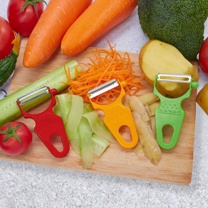 LHS Vegetable Chopper, Pro Onion Slicer Dicer Cutter Shredded- Cheese & Veggie Plus Peeler and Julienne with 8 Blades (Green)