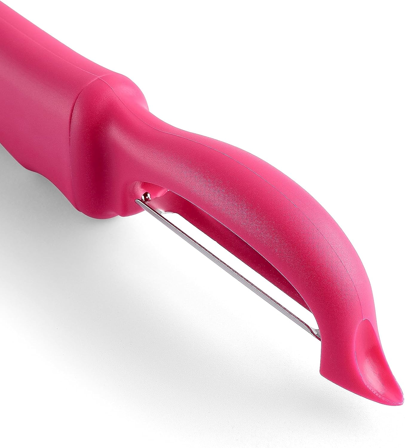 Spring Chef Premium Swivel Vegetable Peeler, Soft Grip Handle and Ultra Sharp Stainless Steel Blades - Perfect Kitchen Peeler For Veggie, Fruit, Potato, Carrot, Apple - Pink Lemonade