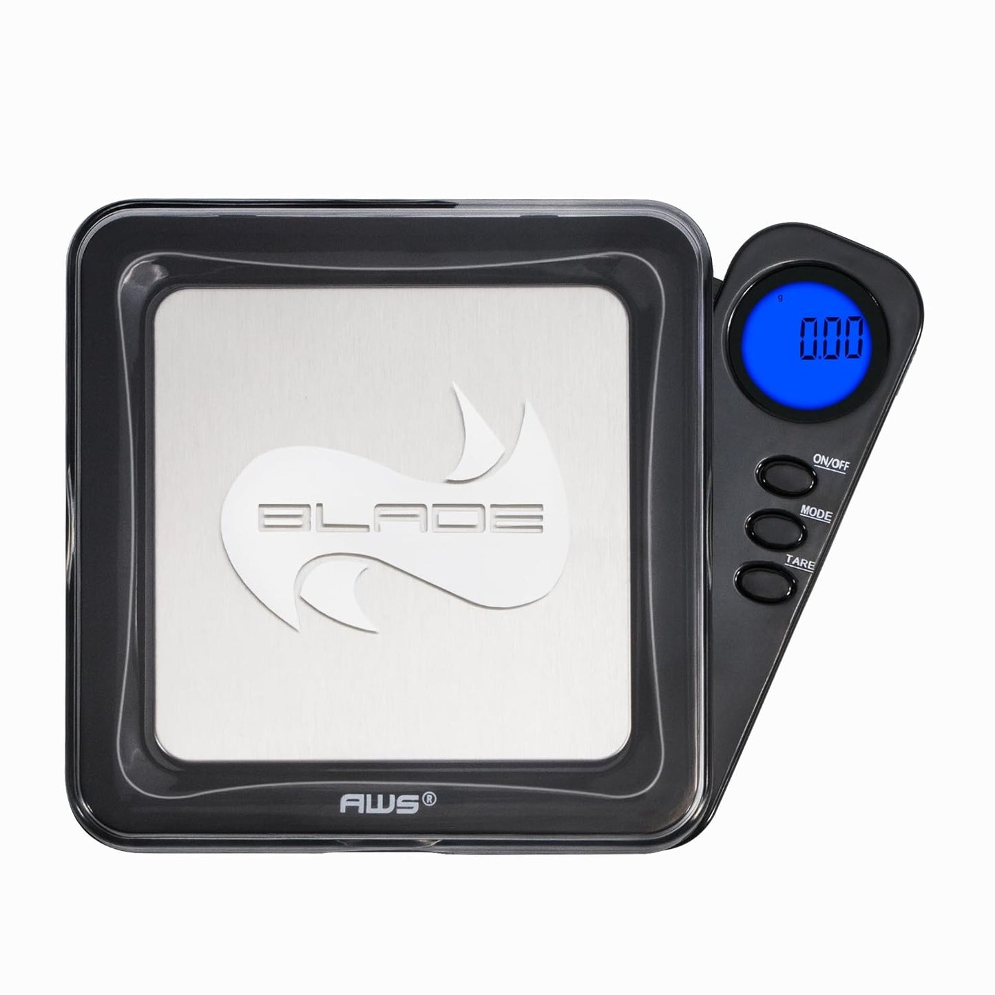 American Weigh Scales Blade Series Digital Pocket Gram Scale 1000g x 0.1g | Precision Mini Scale 0.1g Accuracy, Pocket Scale for Kitchen, Gold, Gems & Coin Scale, Smart Digital & Compact Scale