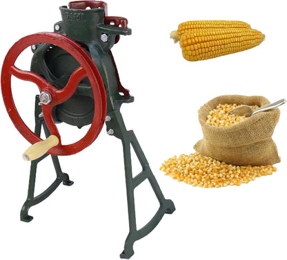 Corn Sheller Heavy Duty Shelling Machine Corn Sheller Machine Walnut Farm Corn Thresher Corn Thresher Tool Can be Connected to an Electric Crawler Cast Iron Manual Thresher for Dry Corn