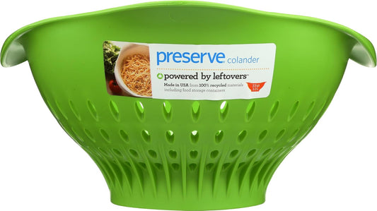 Preserve Small Colander, Made from Recycled Plastic, 1.5 Quart Capacity, Red