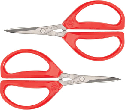 Joyce Chen Original Unlimited Kitchen Scissors All Purpose Kitchen Shears With Comfortable Handles, Red
