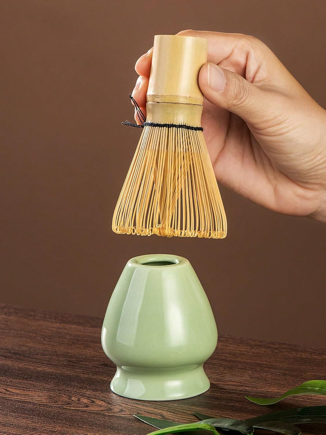 Matcha Whisk Set – Premium 7-Piece Traditional Matcha Set with Bamboo Whisk, Matcha Cup, Sifter & P Leather Case – Complete Tea Accessories & Gift Set
