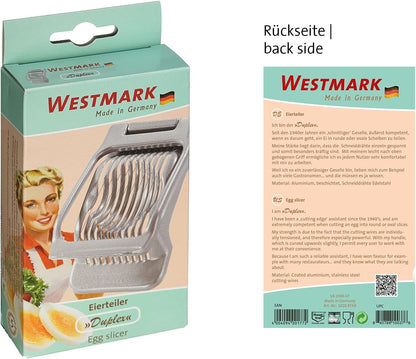 Westmark Duplex Retro-Look Egg Slicer, One Size, Silver
