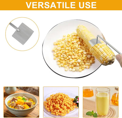 2Pack Corn Peeler and Stripper Tool Set,Upgraded Corn Stripper Corn on the Cob Remover,Easy to Clean Corn Cob Stripper tool for Cooking/Kitchen Enthusiasts