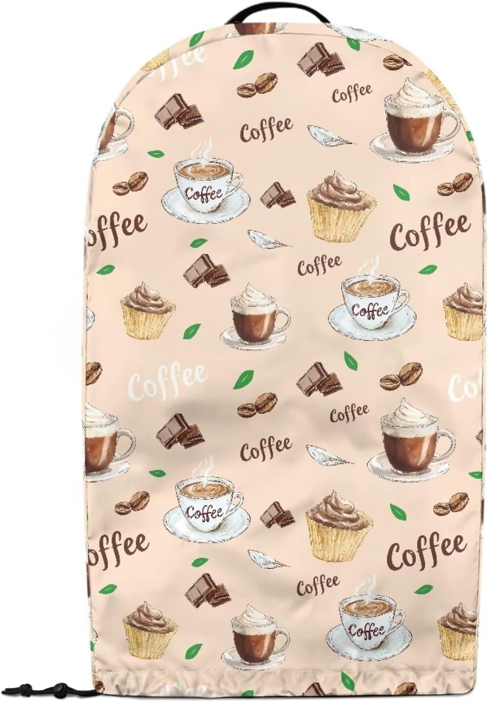 Coffee Pastry Blender Dust Cover with Drawstring Field Stand Mixer or Coffee Maker Cover Anti Fingerprint Polyester Appliance for Home Kitchen Decor