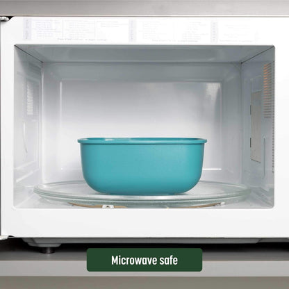 Goodful Stackable Lunch Box Container, Bento Style Food Storage with Removeable Compartments for Sandwich, Snacks, Toppings & Dressing, Leak-Proof and Made without BPA, 56-Ounce, Teal