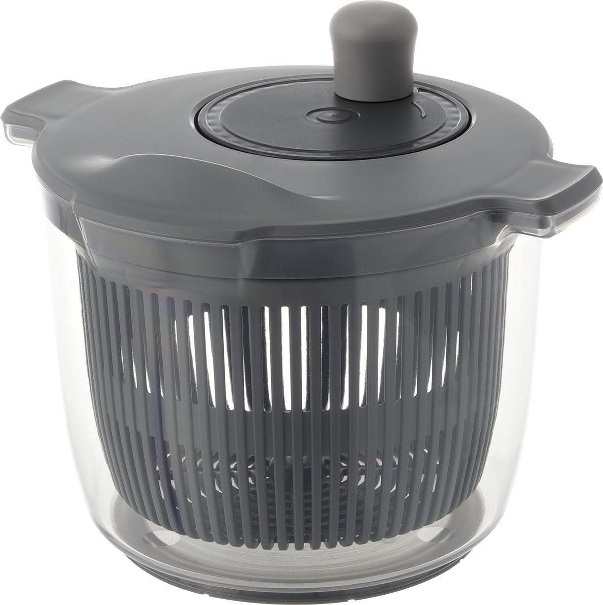 Risu Liberalista Salad Spinner Vegetable Drainer, Red, 0.6 gal (2.3 L), Made in Japan