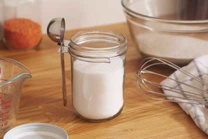 Jarware Stainless Steel Coffee Scoop for Wide-Mouth Mason Jars, 1 Tablespoon