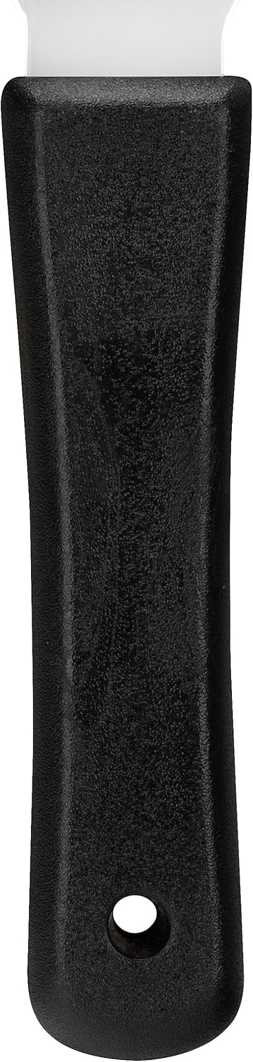 SPARTA Steel Handheld Scraper Kitchen Scraper Tool with Food-Safe Plastic Handle for Griddles, Pans, Pots, and Cutting Boards in Commercial Settings, Stainless Steel, 3 Inches, Pink