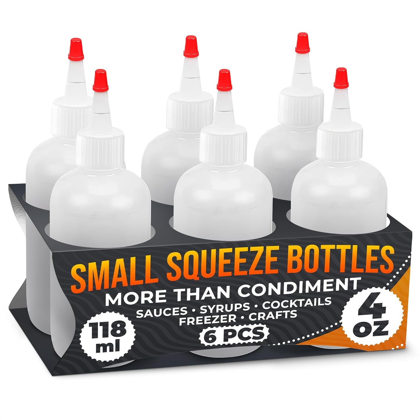 Set of 3 Inverted Condiment Squeeze Bottles 16 oz – Upgraded Design with Added Sealing Gaskets, Self-Closing Valve, Easy-to-Fill Clear Bottles for Sauces, Dressings, Ketchup, Mustard for Everyday Use
