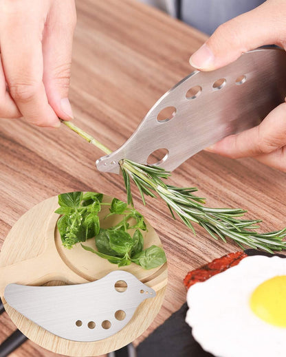Bird-Shaped Herb Stripper Tool - Herb Leaf Stripper | Easy Herb Stem Remover for Cooking and Kitchen Use