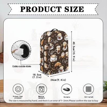 Coffee Pastry Blender Dust Cover with Drawstring Field Stand Mixer or Coffee Maker Cover Anti Fingerprint Polyester Appliance for Home Kitchen Decor
