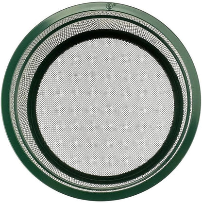 SE 5.5 Inch Mini Stackable Classifier Gold Prospecting Pan - 50 Holes/Square Inch Stainless Steel Mesh Sifting Pan, Green