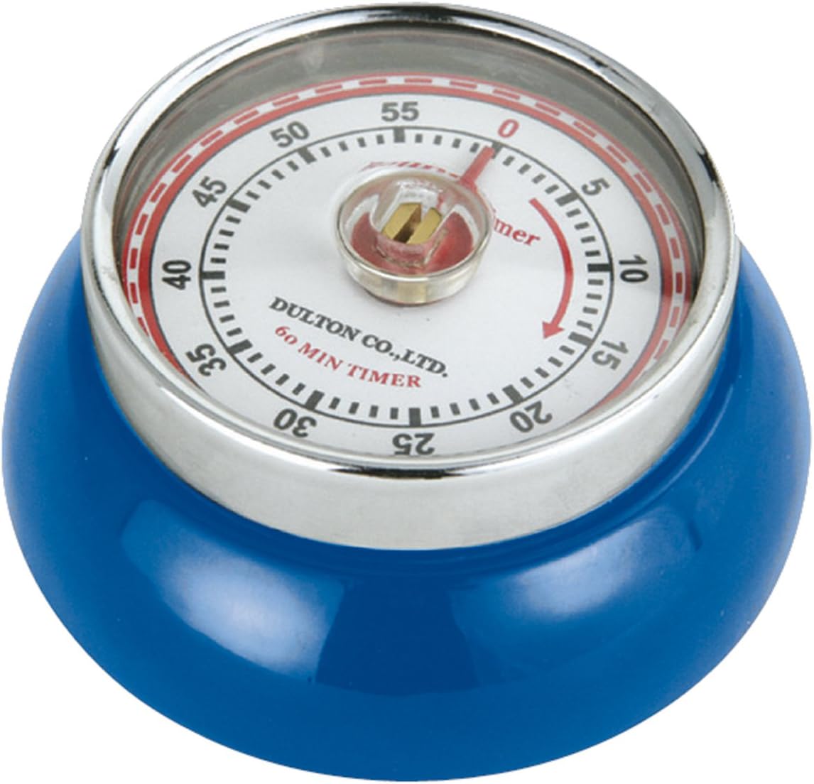 Zassenhaus Magnetic Retro 60 Minute Kitchen Timer, 2.75-Inch, Teal