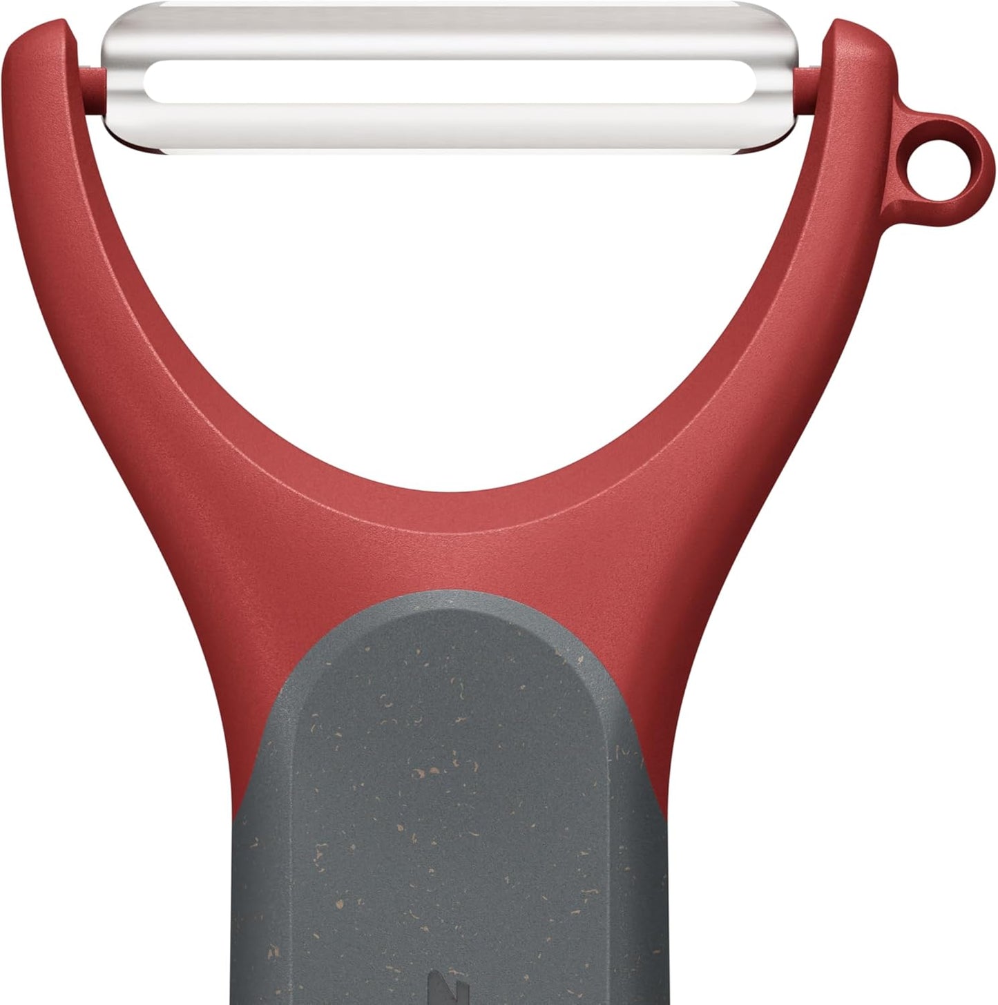 Zyliss Swivel Peeler – Ultra-Sharp Stainless Steel Blade for Potatoes, Carrots & Soft Fruits – Ergonomic Wheatstraw Grip – Built-in Eye Cutter & Safety Cover – Dishwasher Safe – Vegetable Peeler