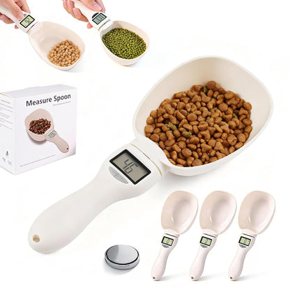2026 New Digital Measuring Spoon, Electronic Food Scale with LCD Display, Adjustable Smart Spoon for Kitchen, Accurate Gram Ounce Scale for Home Cooks Bakers Chefs Pet Owners (1Pcs)