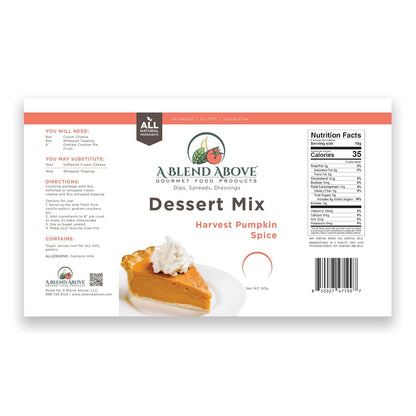 A Blend Above Banana Cream No-Bake Dessert Mix, 3 Pack, No-Bake Cheesecake, Fruit Dip, Dessert Mix, Bagel Topping, Frosting, Cheesecake Filling, Quick and Easy to Make, Makes 16 Ounces, Cream Cheese,