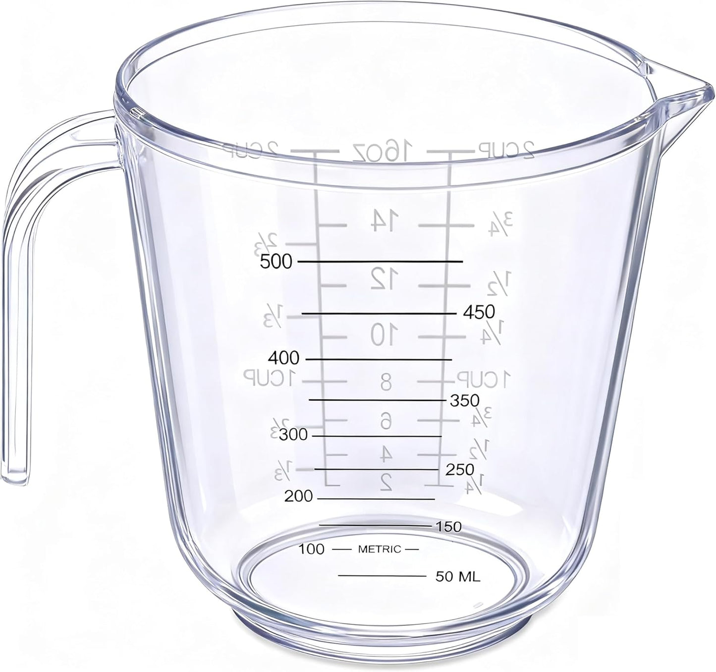 DOTINGHUX Measuring Cup, 1 ½ Cup, Clear