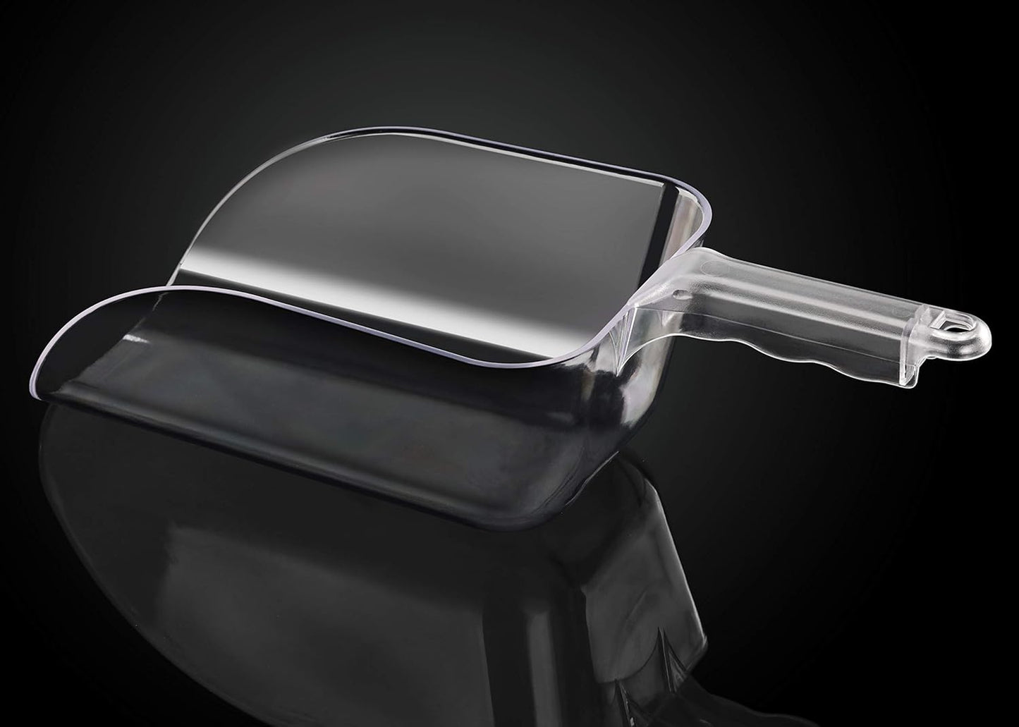 New Star Foodservice 34400 Polycarbonate Plastic Utility Ice Scoop, Clear, 12-Ounce