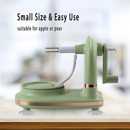 VEELAM Apple Peeler with 2 Blades Replacements, Apple Peeler Slicer & Corer for Home Kitchen Quick Applesauce Pie Making