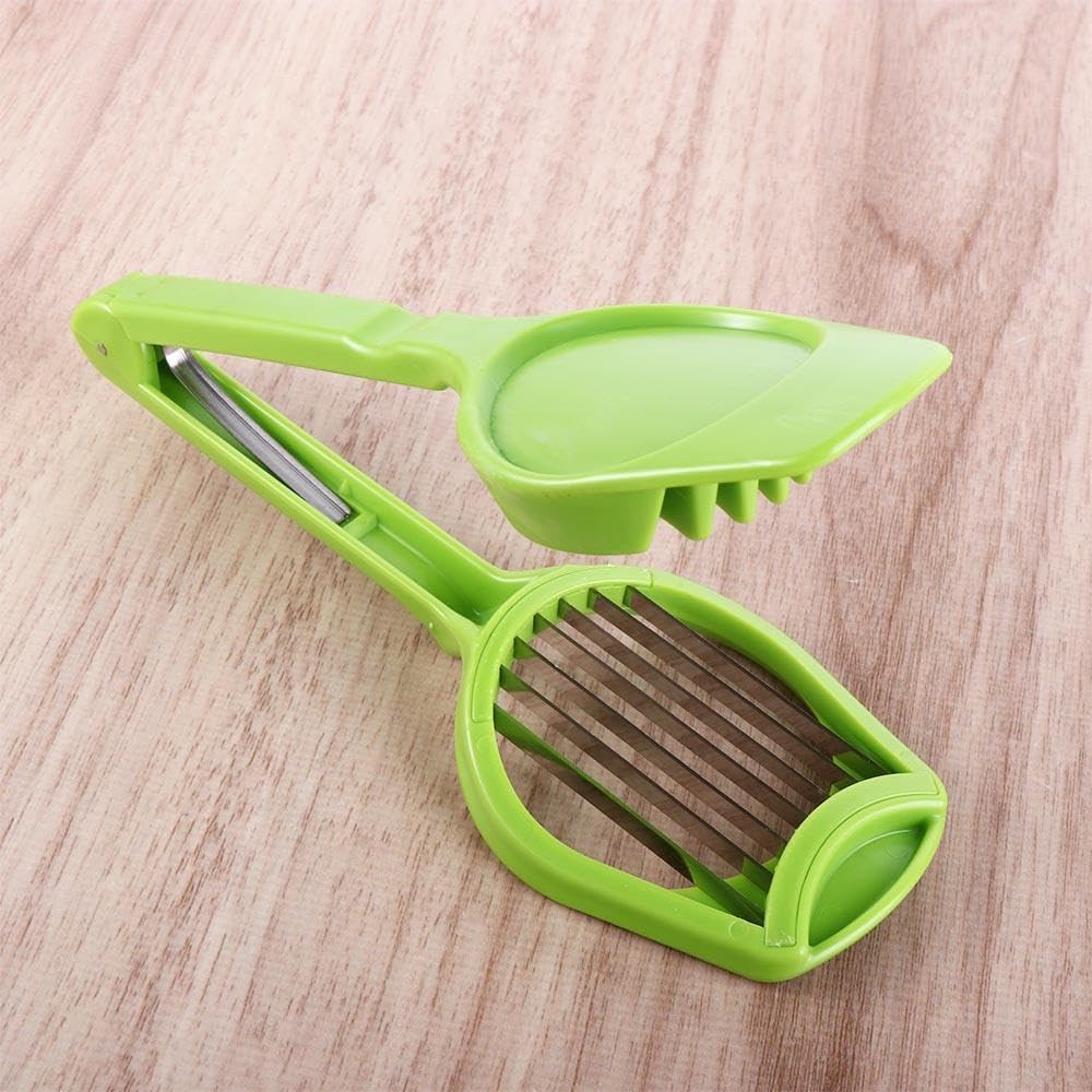 2pcs Stainless Steel Egg Slicer Fruit Cutter,Handheld Mushroom Kiwi Divider Egg Split Device,Strawberry Cheese Cutter Multifunction Slicing Mould