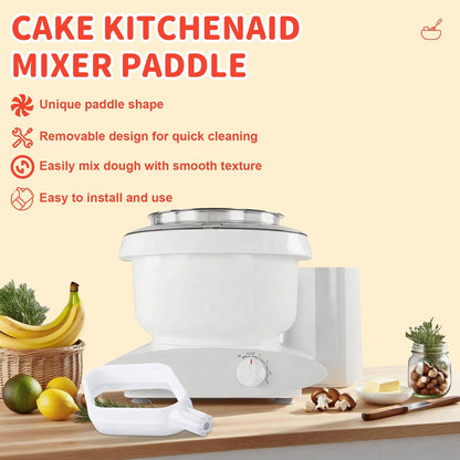 Cookie Paddles for Mixer Plus Universal Blender Biscuit Cake Dough Paddles Household Accessories Replacement Mixing Part - Pack of 2