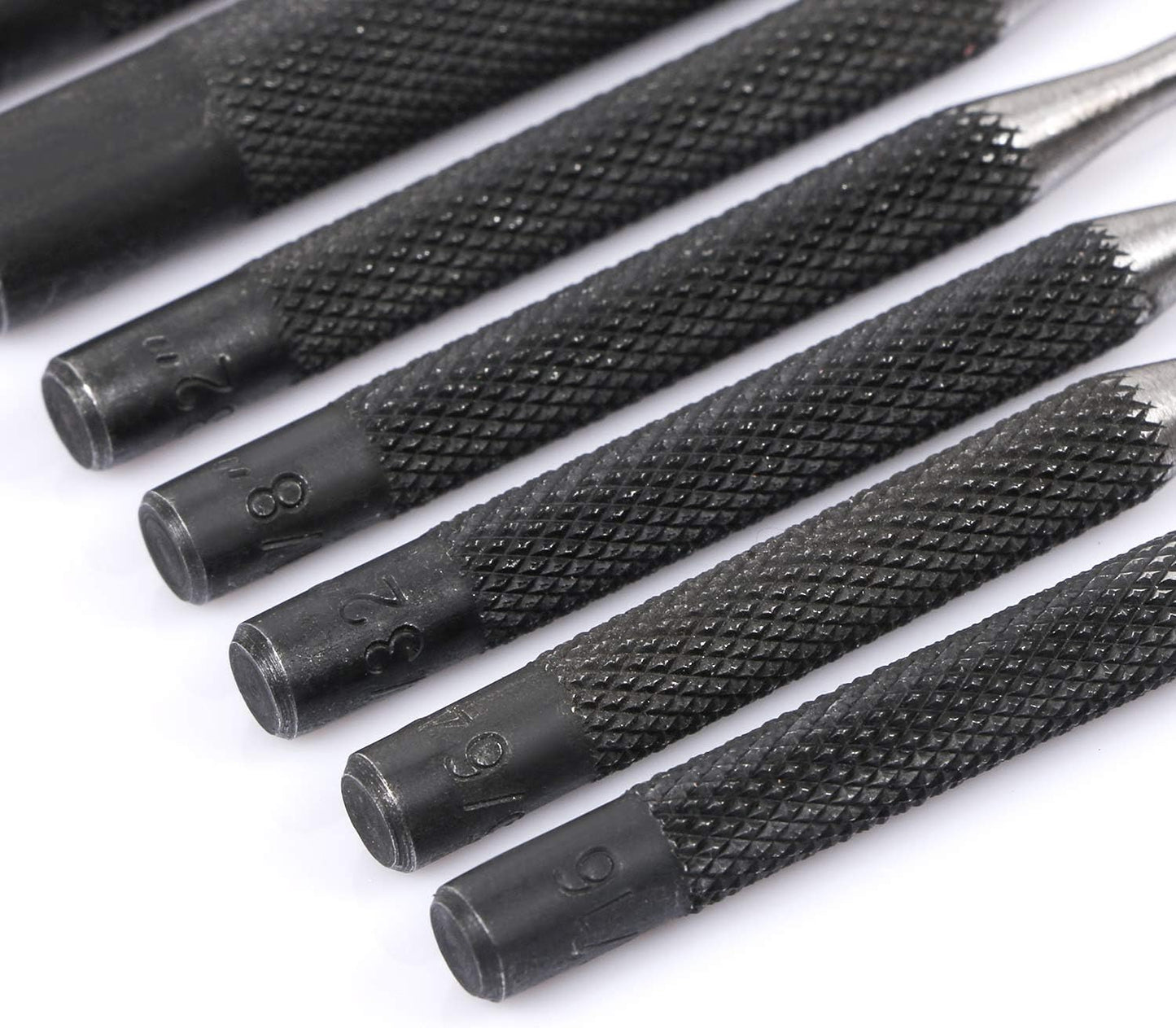 Roll Pin Punch Set with Storage Pouch, 9 Piece Steel Removal Tool Kit for Jewelry