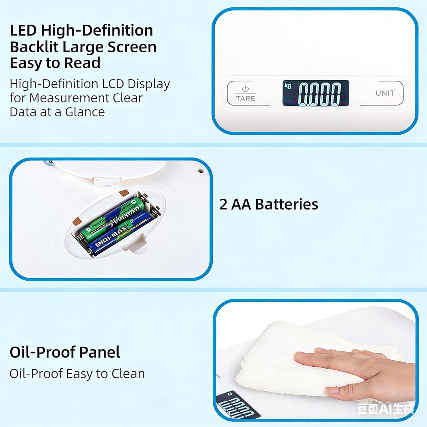 Digital Shipping Scale,Stainless Steel Panel, Accurate Portable Postal Scale for Packages, Small Business,Kitchen, Food, Handmade, Liquids, and Boutique (Rose Gold Battery(5kg/1g))