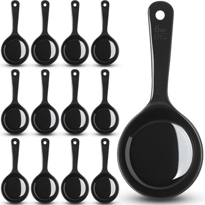 Carlisle FoodService Products 492104 Measure Miser Solid Measuring Spoon with Short Handle, 1 Ounce, Yellow