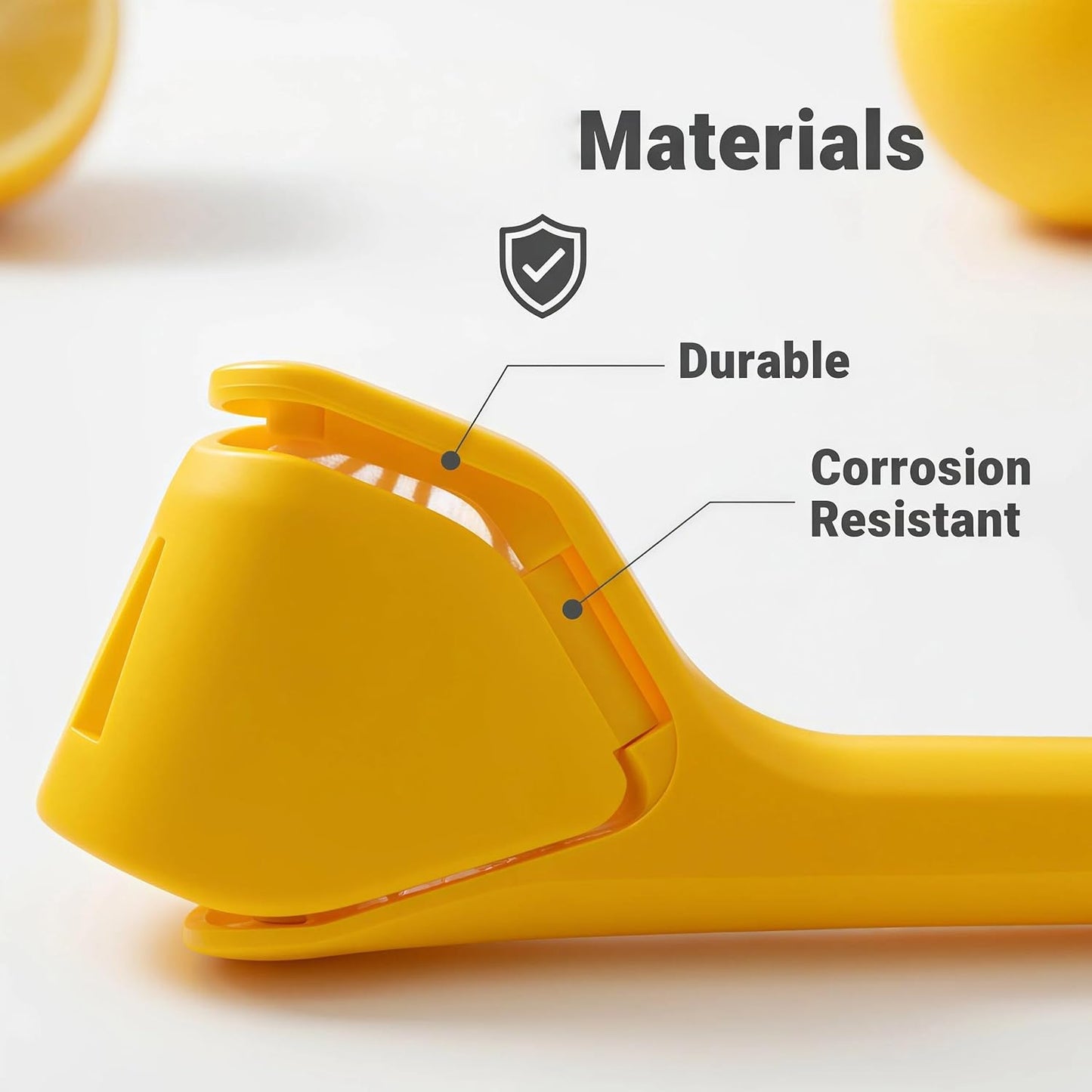 Lemon Squeezer Juicer Handheld, Max Juice Extraction Lemon Press Squeezer, Effortless Hand Citrus Squeezer With Built-In Strainer, Use For Lemon&Lime&Fruits&Orange&Cirtus Yellow