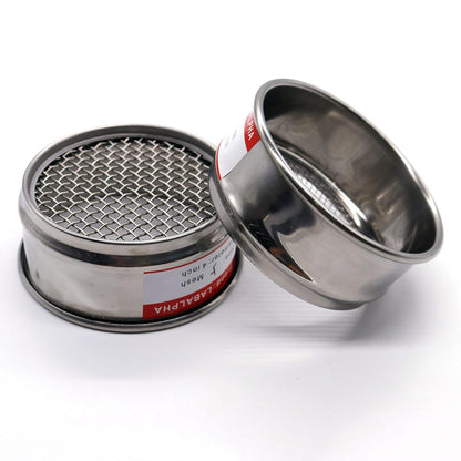 LABALPHA 70 Mesh Lab Sieves, Test Sieve #70 Mesh, 4'' Diameter, 304 Stainless Steel Wire Cloth (0.22mm)