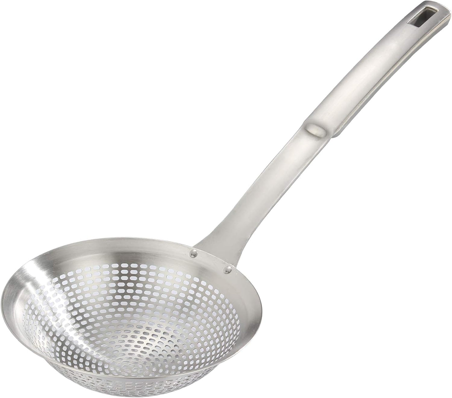 Skimmer Ladle Spoon 304 Stainless Steel Skimmer 14.5 ln for Cooking Frying Skimming Colander/Strainer Stainless Steel Kitchen Tools