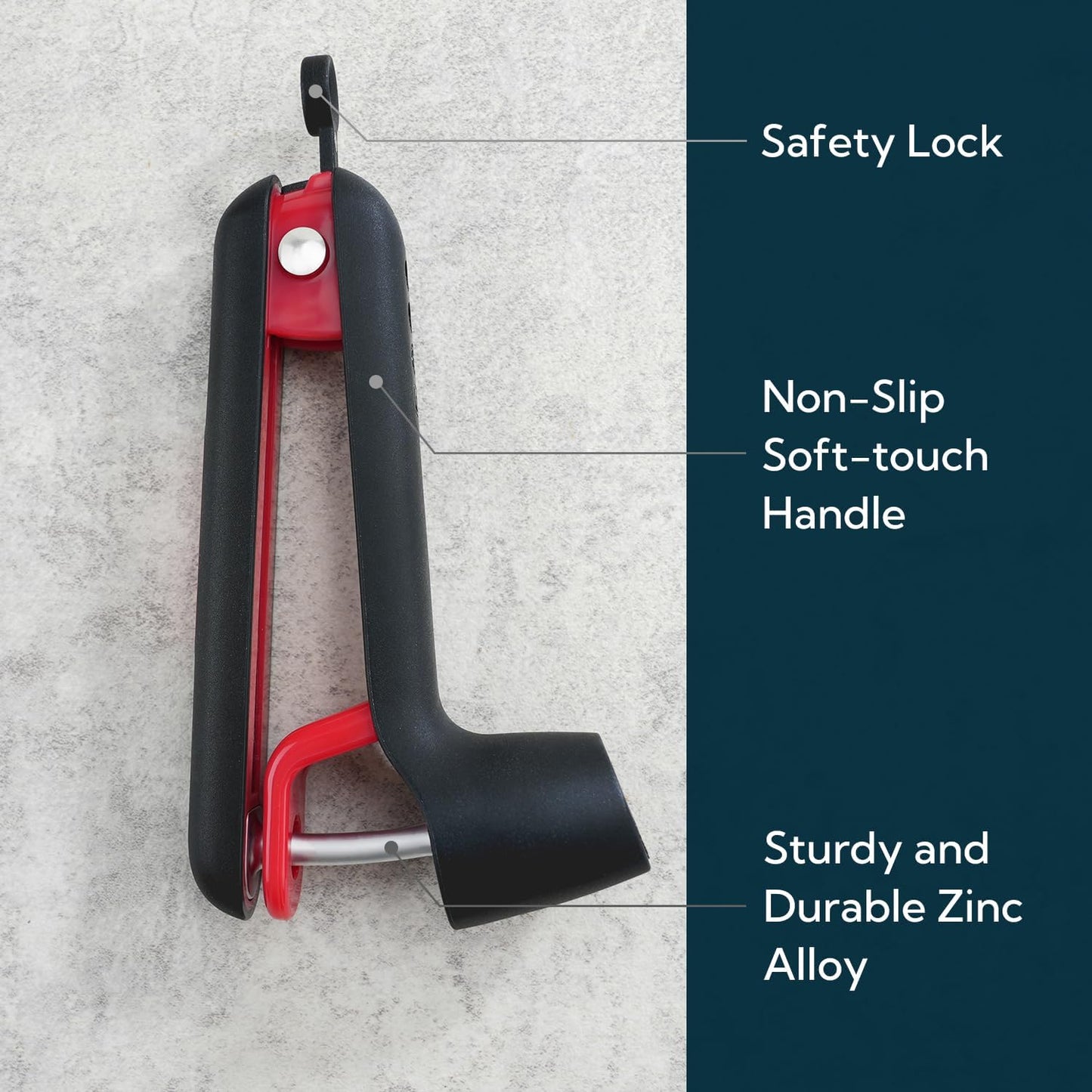 KITCHENDAO Cherry Pitter Tool, Larger Cross-Pitting Head, Cherry Core Remover with Safety Lock, Non-Slip Soft-touch Handle, Dishwasher Safe