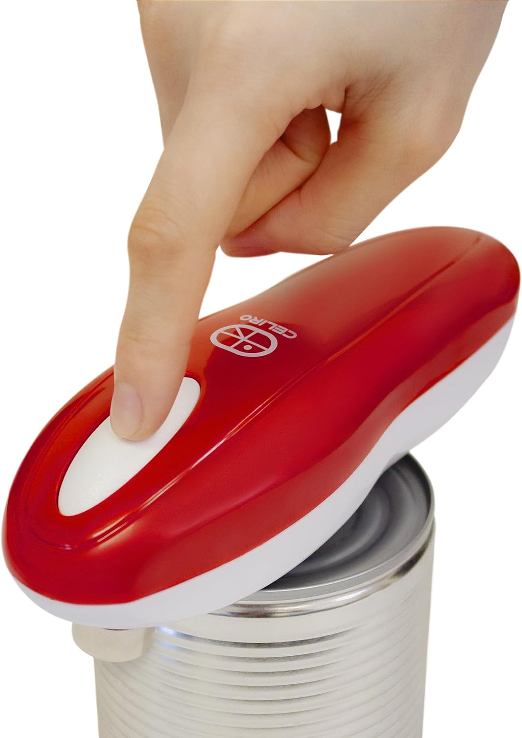 A1 Electric Can Opener – Smooth Edge Tin Opener with Easy-Touch Start & Stop, Ergonomic, Compact & Cordless Design - Black