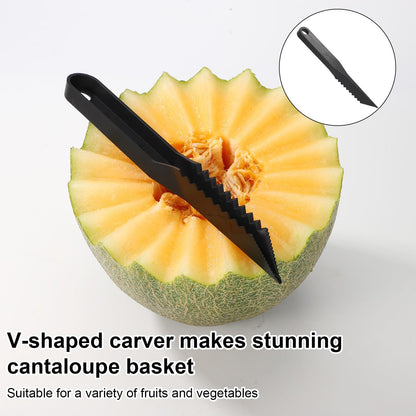 Kitchen Spiral and V-Shaped Cutter Set, Manual Spiral Vegetable Slicer V-Shaped Knife for Potato Cucumber Veggies Carrot Veg Spiralizer Kitchen Tool for Food Decoration & Fruit Garnishing