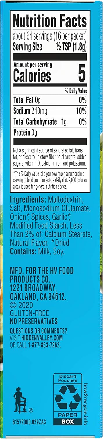 Hidden Valley Original Ranch Dip Mix, 1 Ounce Each, 4 Count (Package May Vary)