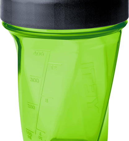 YETI Yonder Helimix Vortex Blender Shaker Bottle Holds up to 20oz | No Blending Ball or Whisk | USA Made | Portable Pre Workout Whey Protein Drink Shaker Cup | Dishwasher Safe, Clear