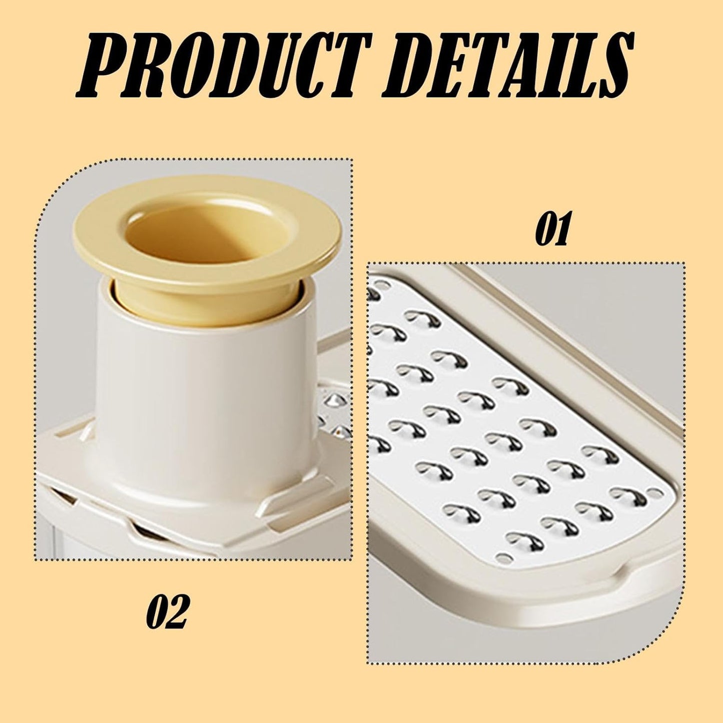 Ginger Garlic Grater Ginger Garlic Grinding Cooking W Container Multi Purpose Easy Grip Manual Kitchen Tool for Baking, Green
