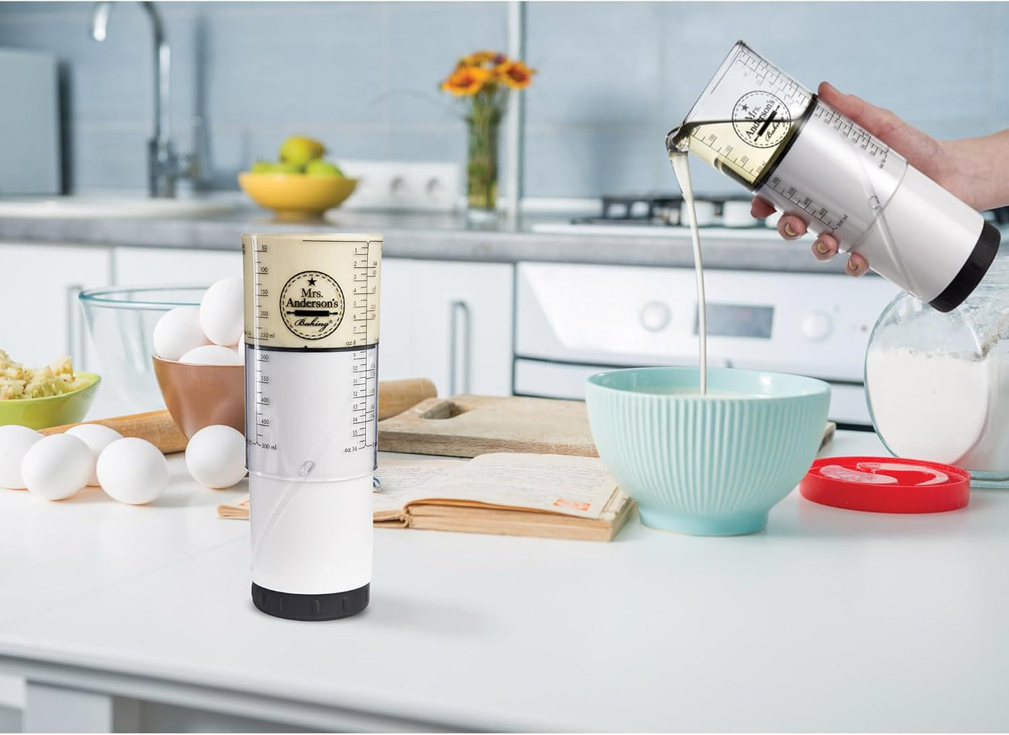 Mrs. Anderson's Baking Adjustable Liquid Dry Measuring Cup, 16.5-Ounce Capacity