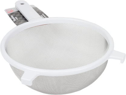 Chef Craft Classic Stainless Steel Mesh Strainer, 6 inch, White
