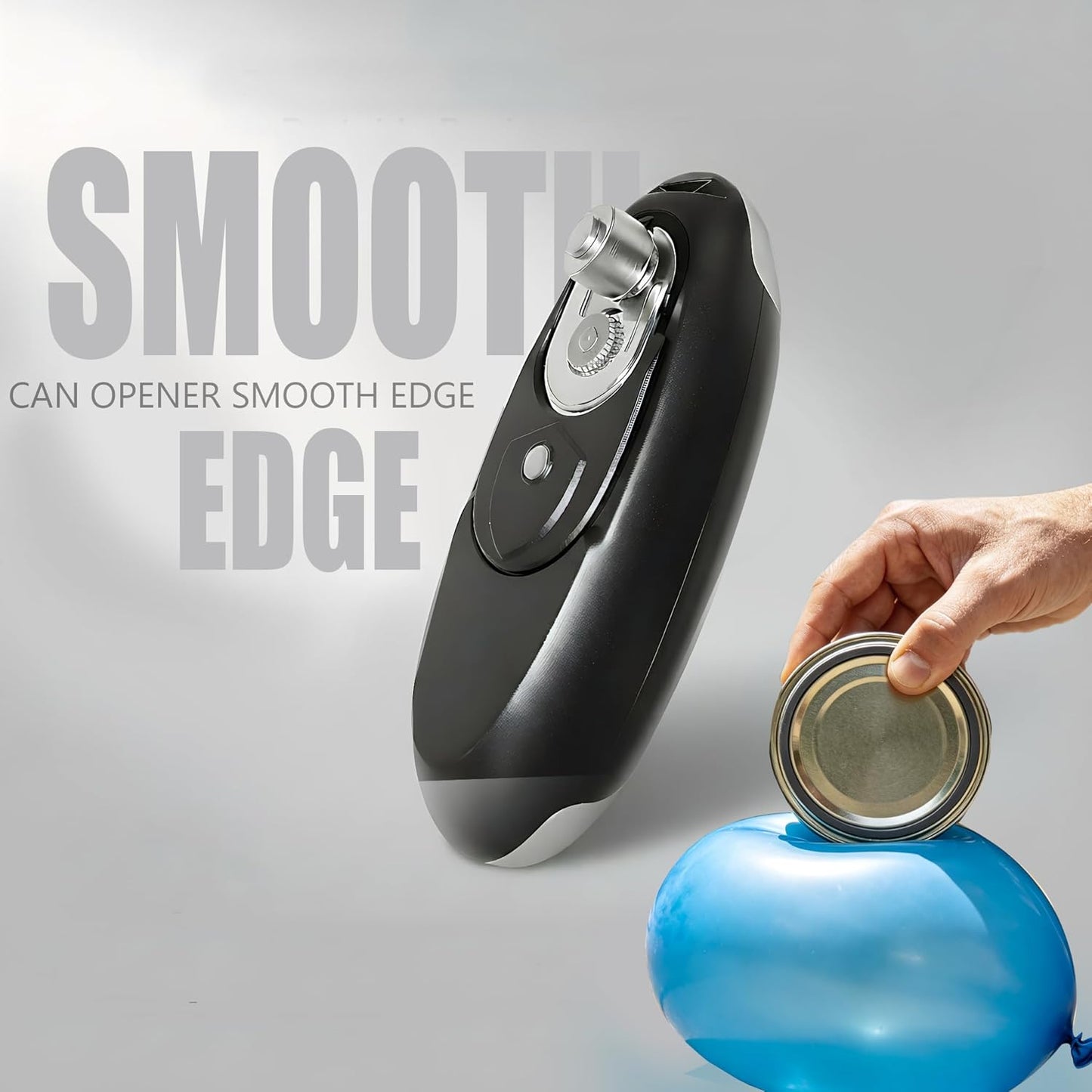 Electric Can Opener, USB-C Rechargeable Automatic Can Opener with Smooth Edge, One-Touch Operation, Magnetic Lid Hold, Fits Most Can Sizes