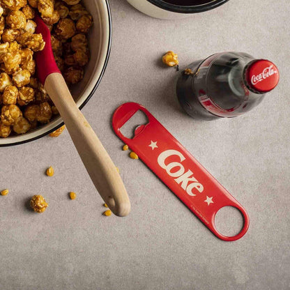 Tablecraft Stainless Steel Coca-Cola Bottle Opener Fridge Magnet, Red