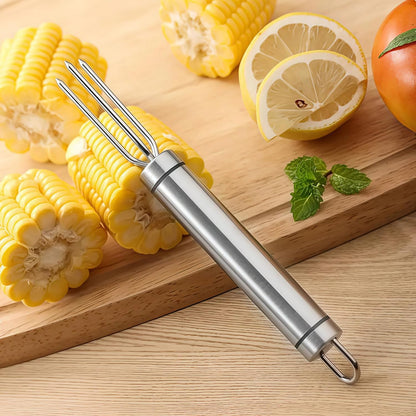 2 Pcs Stainless Steel Corn Peeler and Stripper Tool Set, Ideal Gadget Tool for corn on the cob BCMON