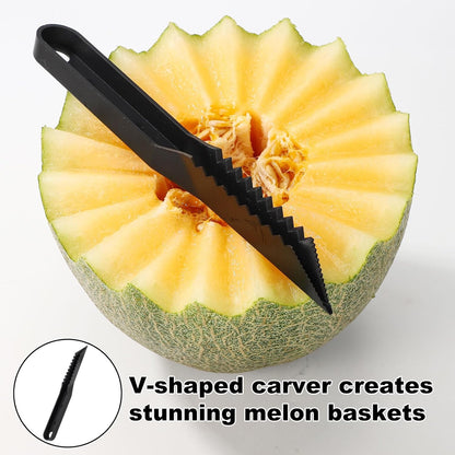 3pcs Vegetable Spiral Cutter with V-Cutter & Peeler Set, Manual ABS Plastic Spiralizer Slicer & Zinc Alloy Peeler Practical Kitchen Knife Tool for Potatoes Carrots Cucumbers Fruits