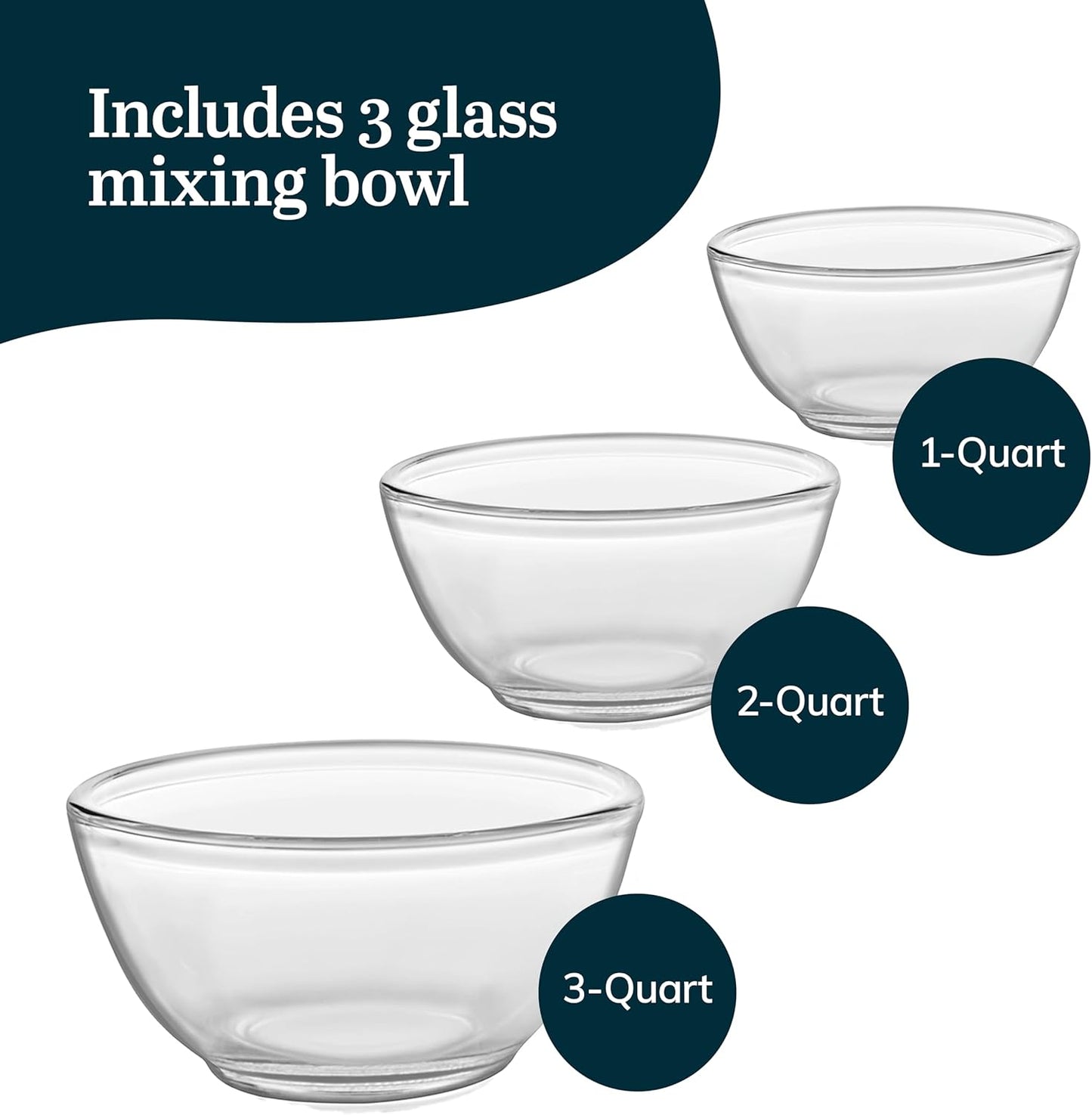 Libbey Small Glass Prep Bowls with Lids, Set of 8, 6.25 oz Small Bowls- Ideal for Leftovers, Meal Prep & Dips, Durable & Dishwasher Safe