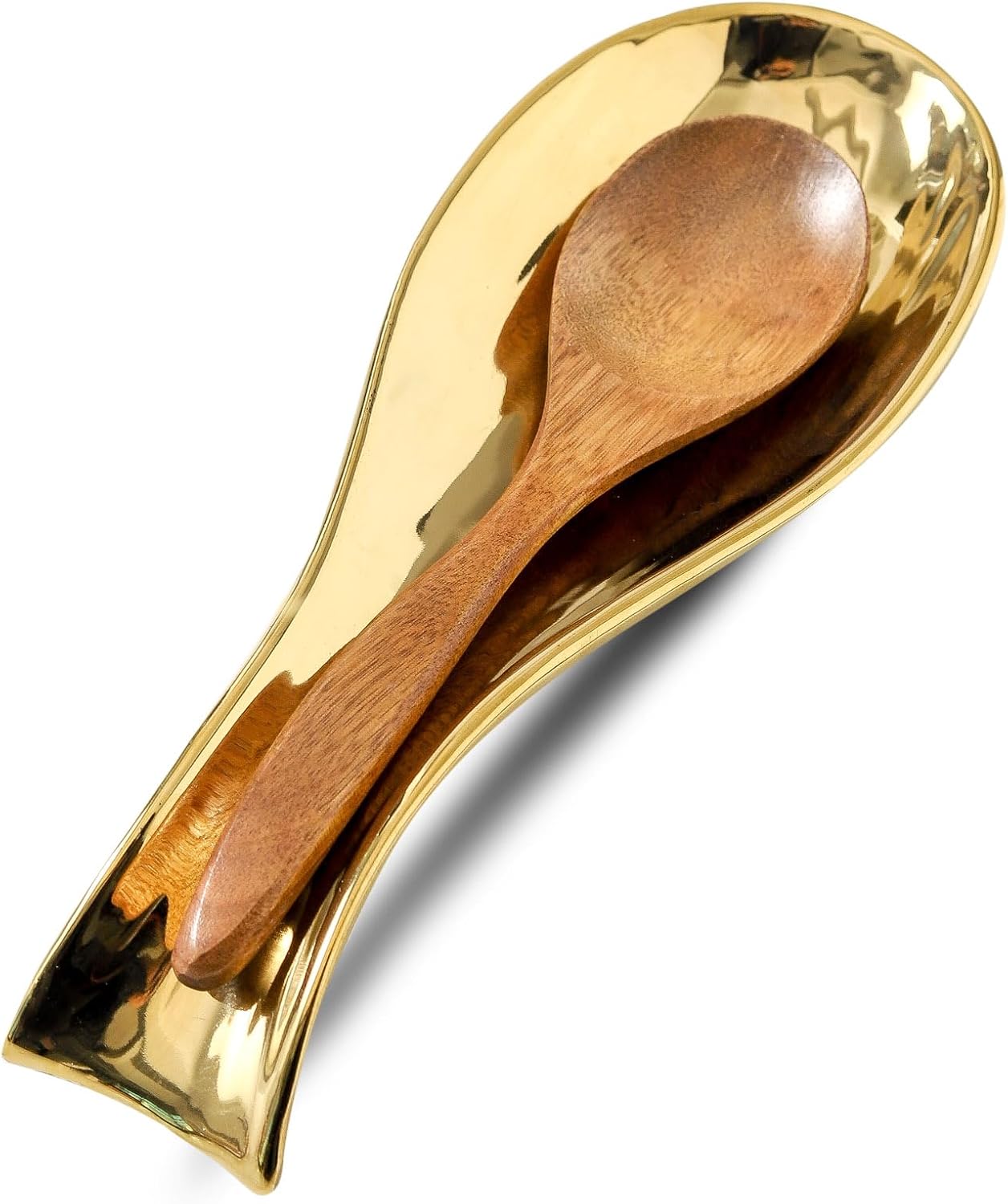 Spoon Rest for Stove Top, Ceramic Large 8.7 Inch Spoon Holder for Kitchen Counter, Porcelain Utensil Rest for Ladle, Spatula, Housewarming Gifts, Dishwasher Safe and Heat-Resistant, Blue(1 PC)