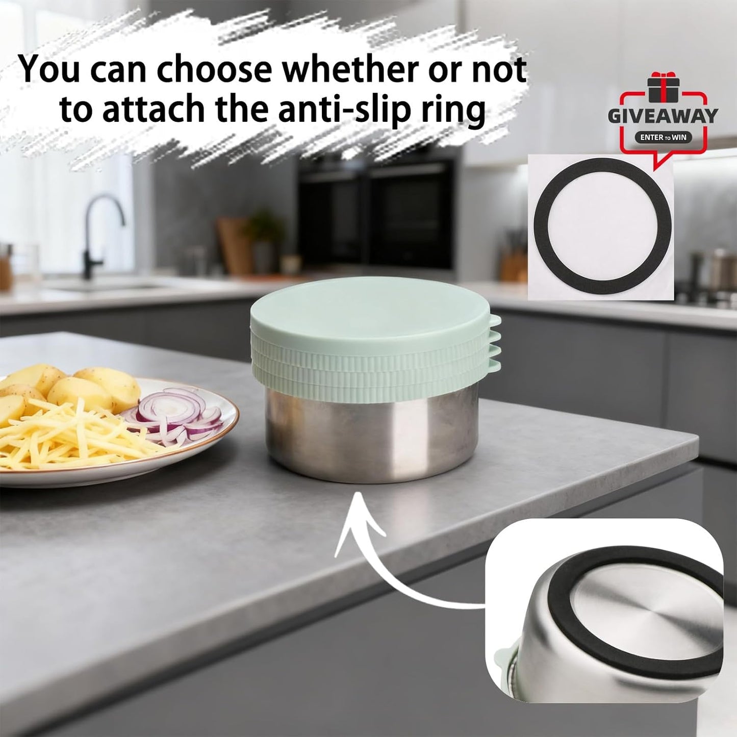 Cheese Grater with Container, 4 in 1 Box Gratters for Fine, Medium and Coarse, Handheld Lemon Zester for Parmesan, Ginger, Garlic, Nutmeg, Chocolate (Light Green)