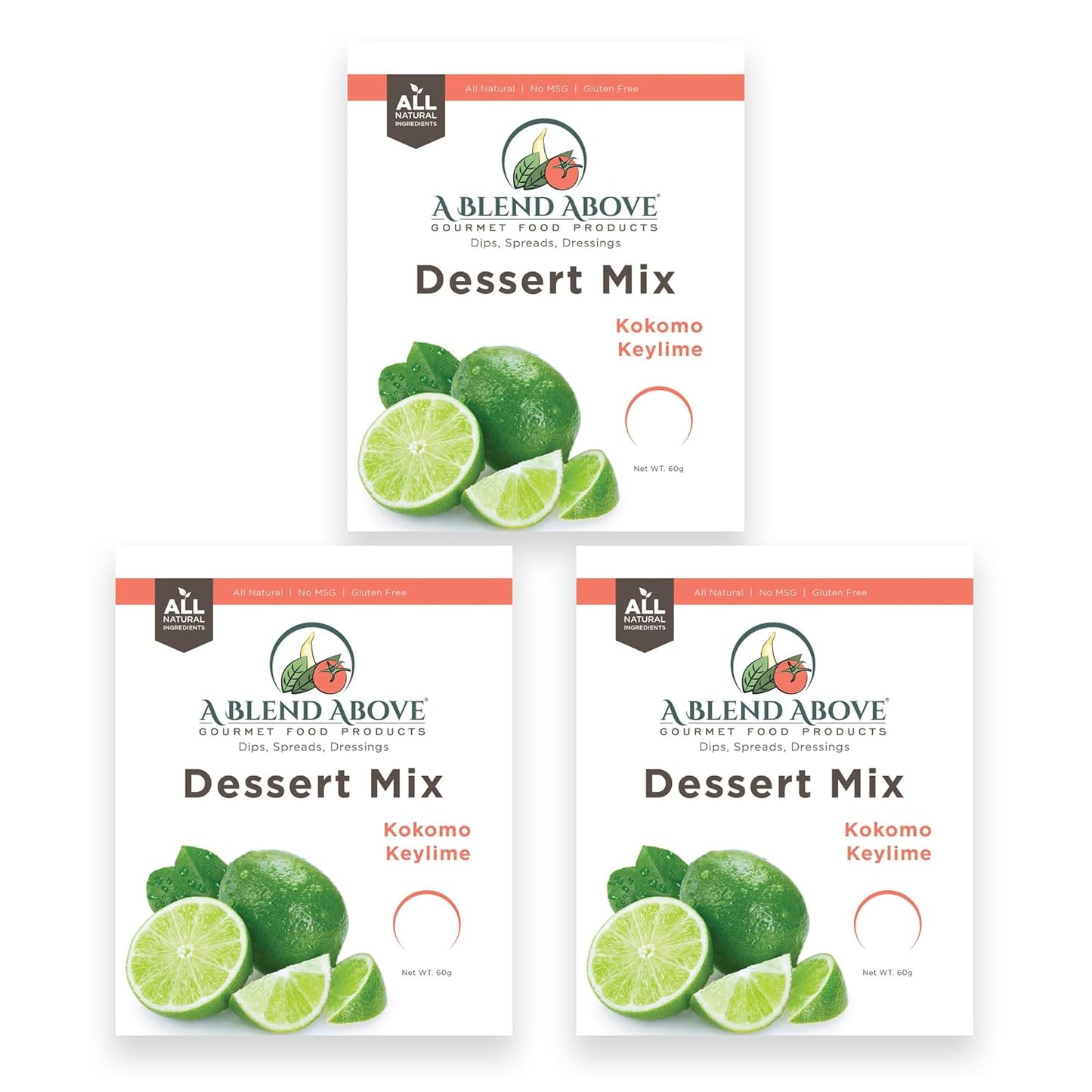 A Blend Above Banana Cream No-Bake Dessert Mix, 3 Pack, No-Bake Cheesecake, Fruit Dip, Dessert Mix, Bagel Topping, Frosting, Cheesecake Filling, Quick and Easy to Make, Makes 16 Ounces, Cream Cheese,