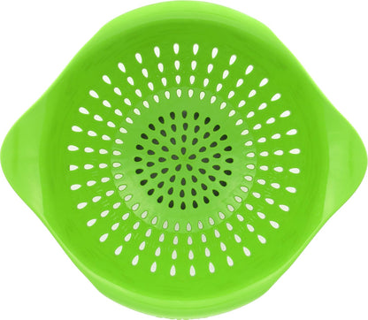 Preserve Small Colander, Made from Recycled Plastic, 1.5 Quart Capacity, Red